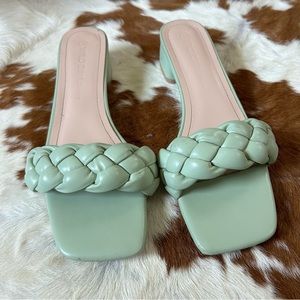 Forever 21 Mint Heeled Sandals